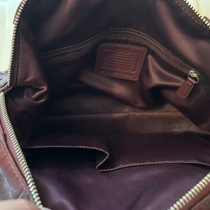 Coach Maroon F26243 satchel purse.  Minimal wear.